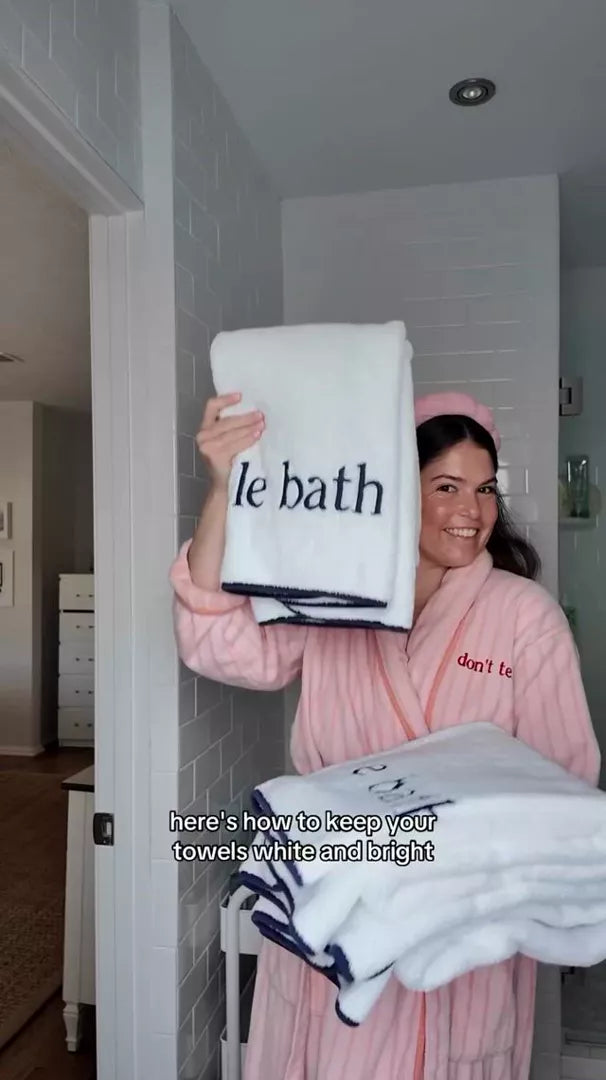 How to keep your towels white and bright